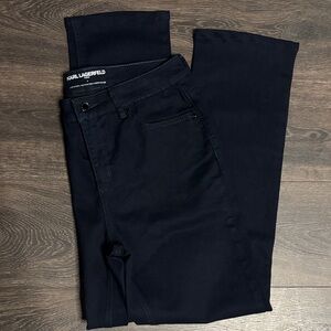 Karl Lagerfeld Women’s Dark Navy Bootcut Jeans
